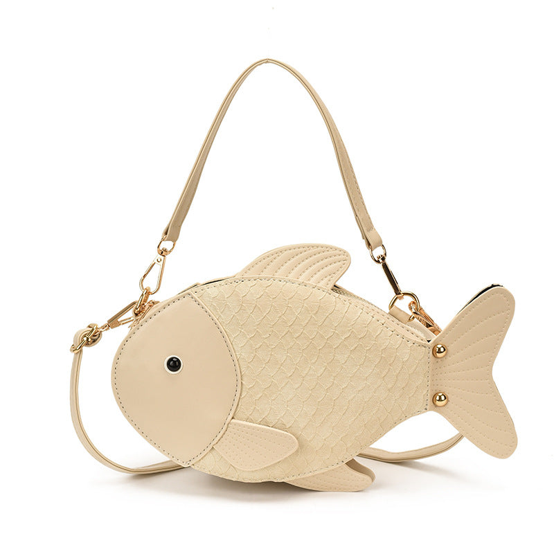 Playful Finley Women’s Cartoon Fish Crossbody Bag
