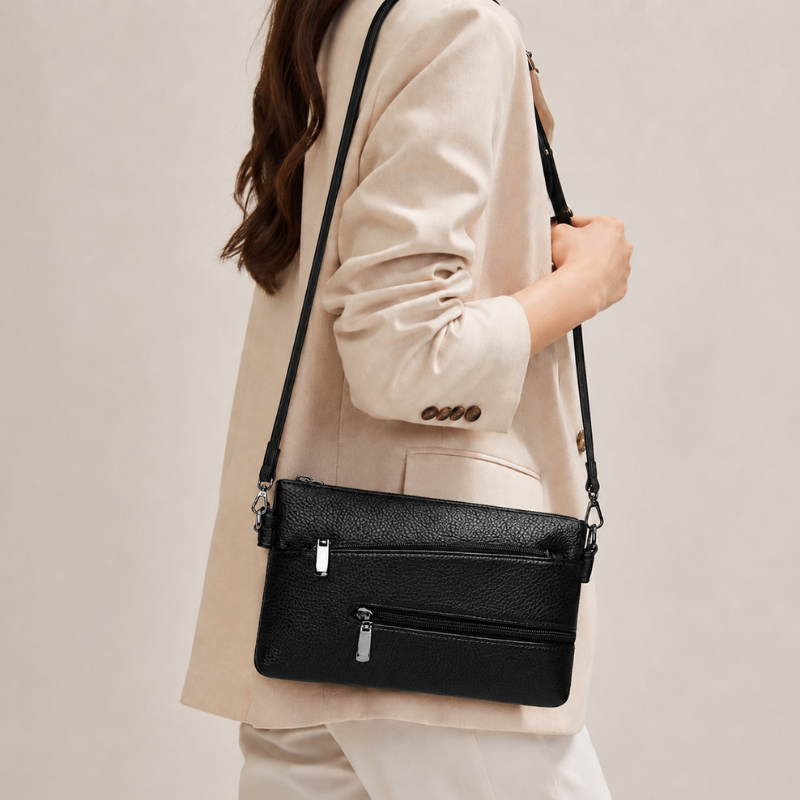 Twin Envelope Crossbody Bag