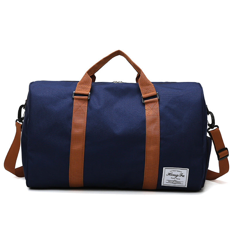 Women's Oxford Gym Bag With Shoe Compartment