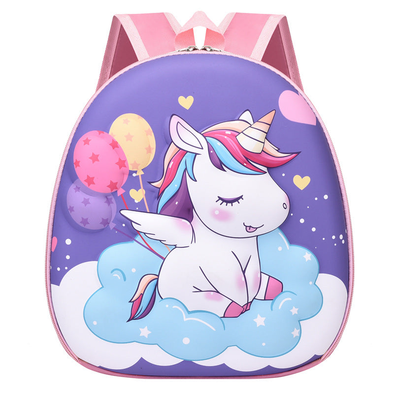 Cute 3D Eggshell Cartoon School Bag