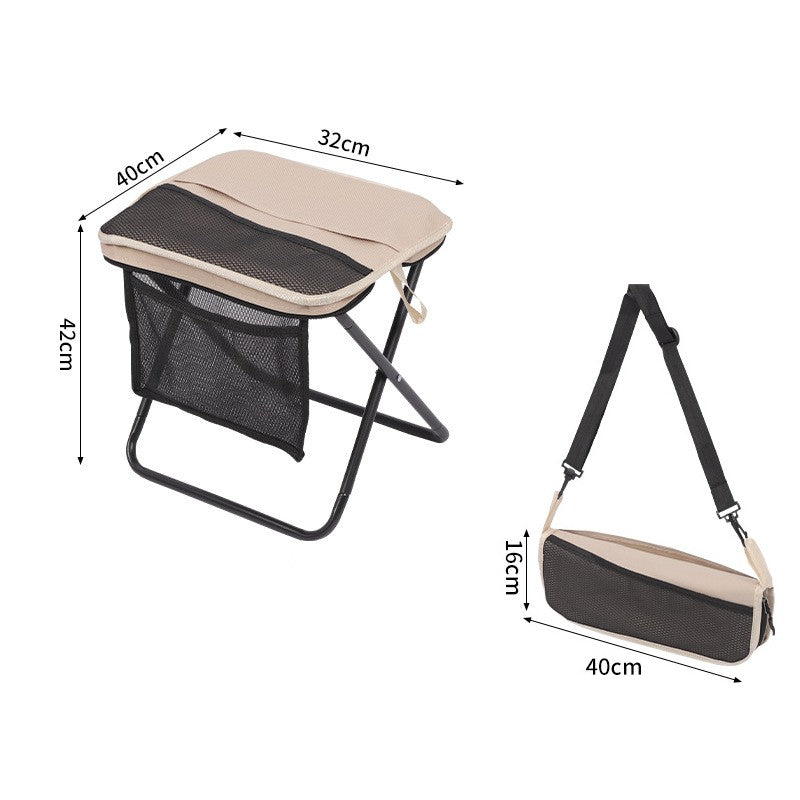 TrailMate Unisex Convertible Crossbody Bag & Folding Camping Stool
