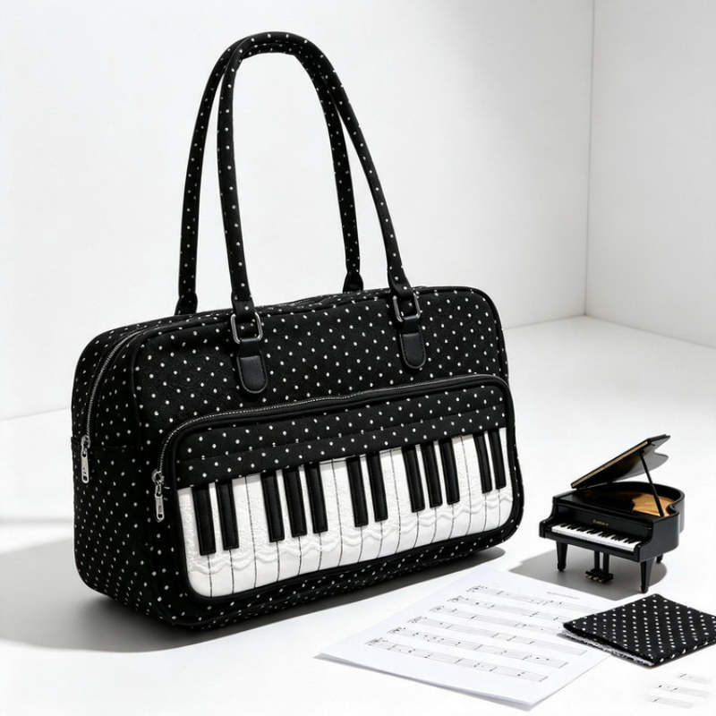 Melody Keys Statement Shoulder Bag