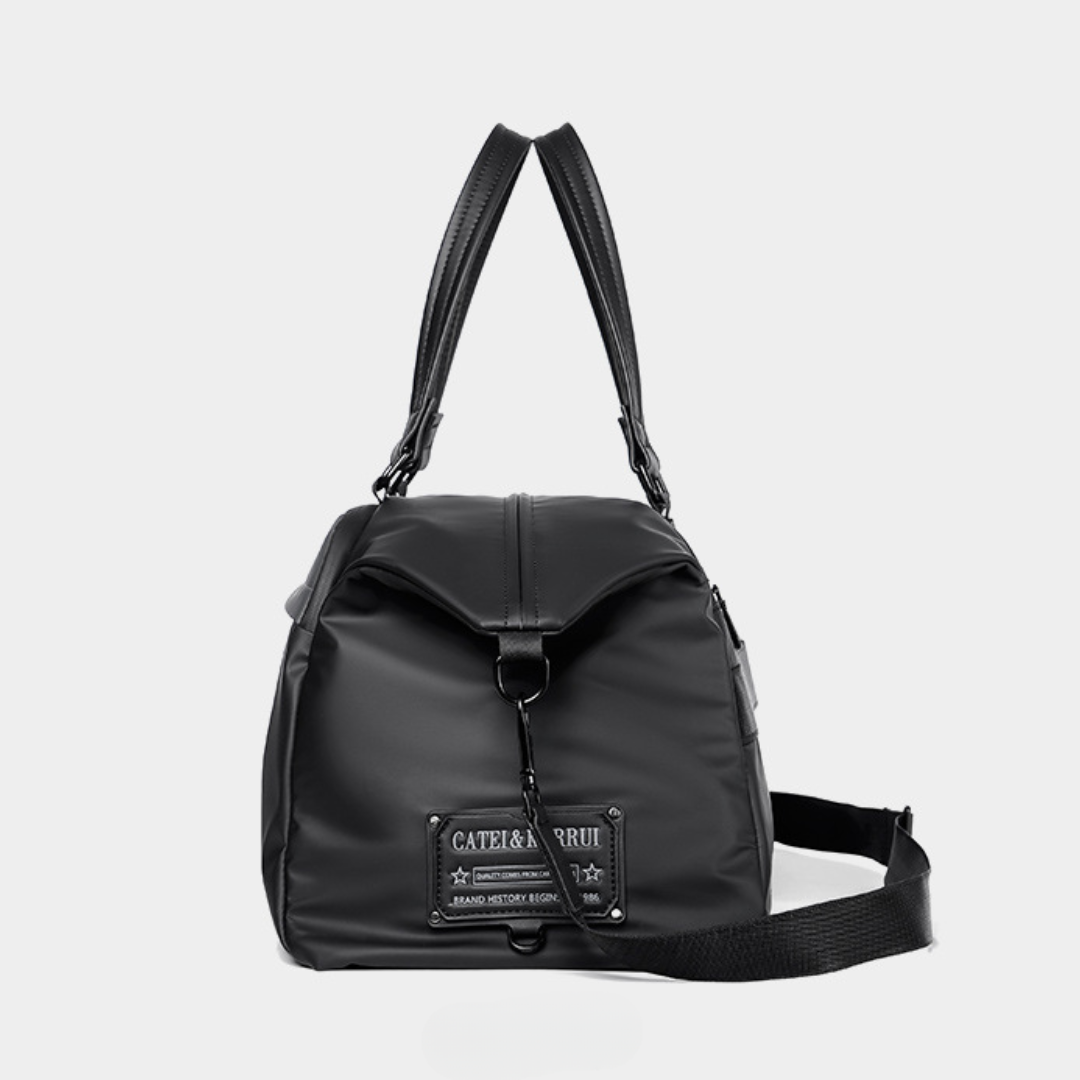 CateiKarrui Large Capacity Men's Polyester Travel Duffle Bag