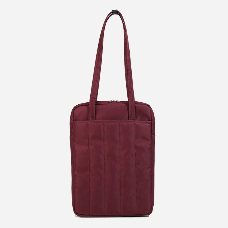 Slim Padded Vertical Shoulder Bag