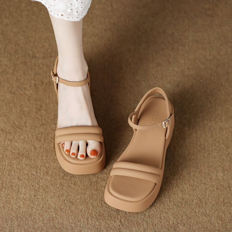 Modern Chunky Platform Cushioned Sandals for Women
