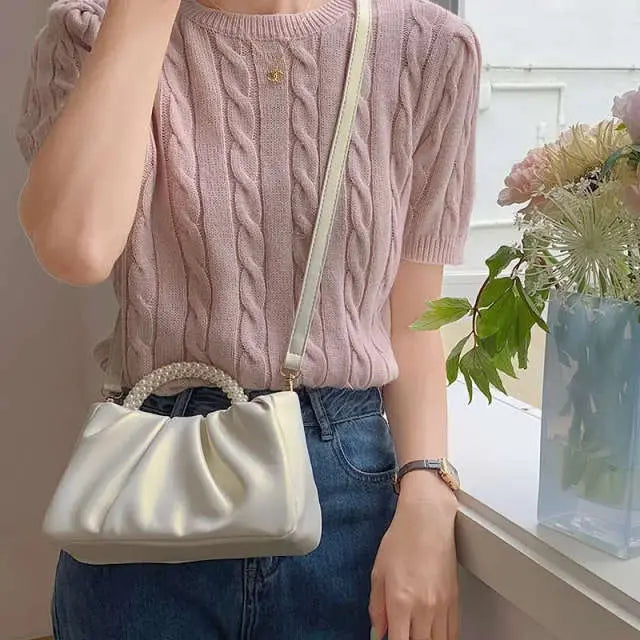 Women's Pearl Crossbody Bag