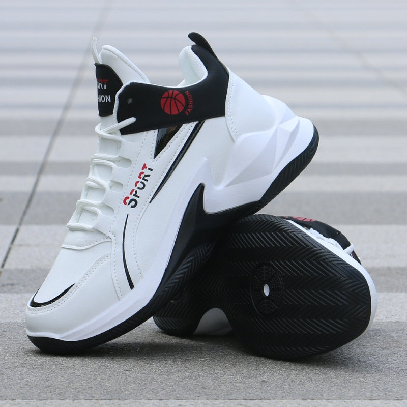 Men's Sporty Look High-Top Runner Shoes