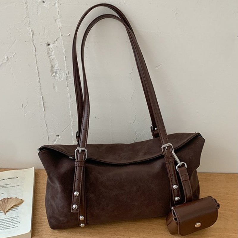 Women's Versatile Shoulder Bag with Mini Pouch
