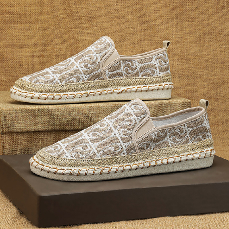 Men's Espadrille Monogram Slip-On Loafers