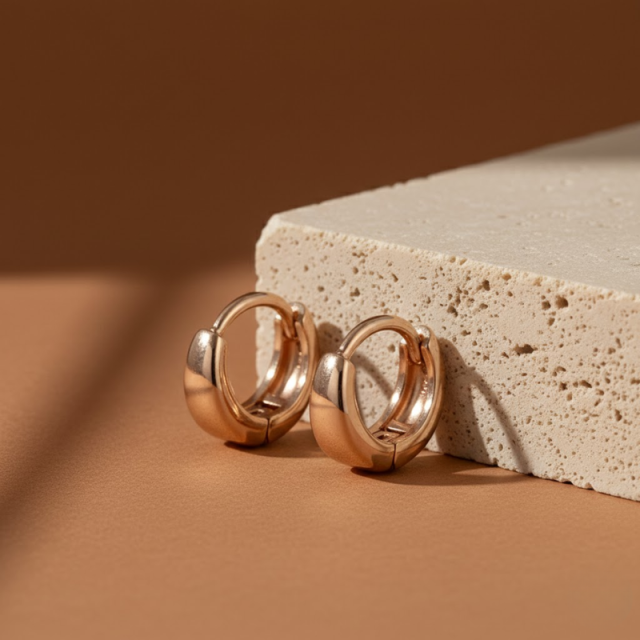 Petite Circle Earrings