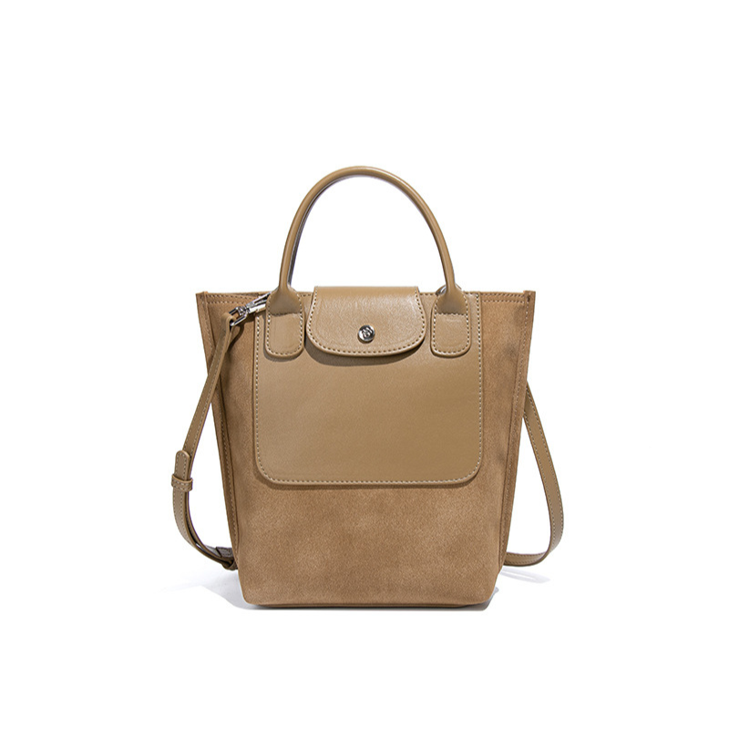 Retro Frosted Crescent Shoulder Bag