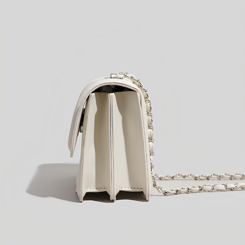 Elegant Wave Edge Chain Shoulder Bag