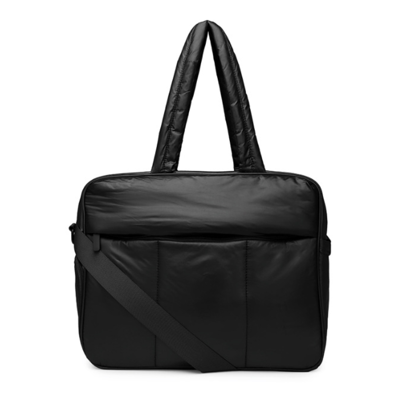 Winter Puffer Cotton Tote Bag