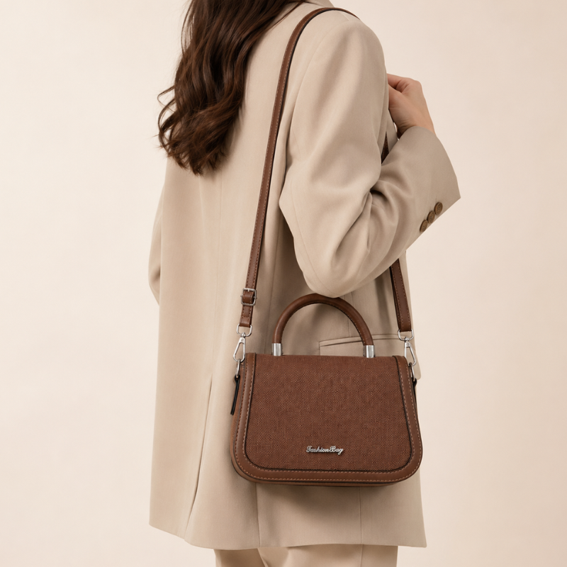 Retro Mini Structured Square Handbag