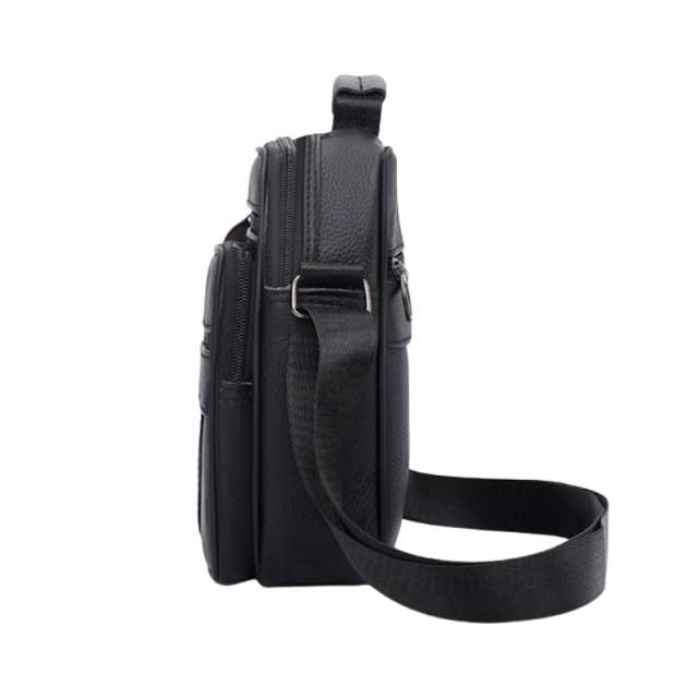 Multi zip sections Men Crossbody Bag