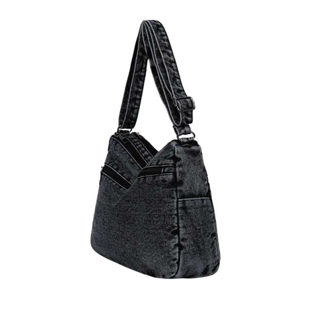 Women's Premium Denim Modern Look Shoulder Bag
