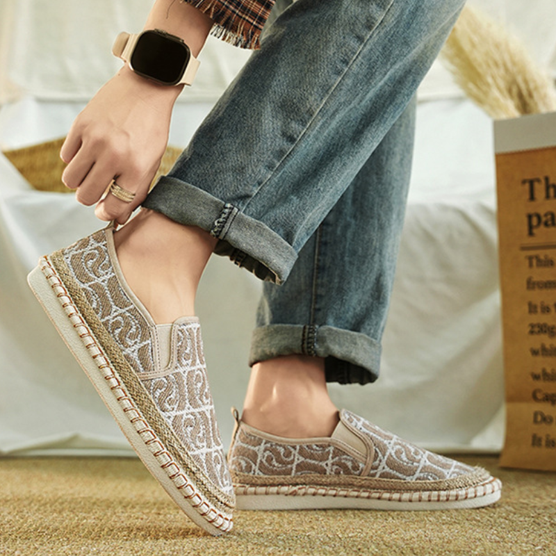 Men's Espadrille Monogram Slip-On Loafers