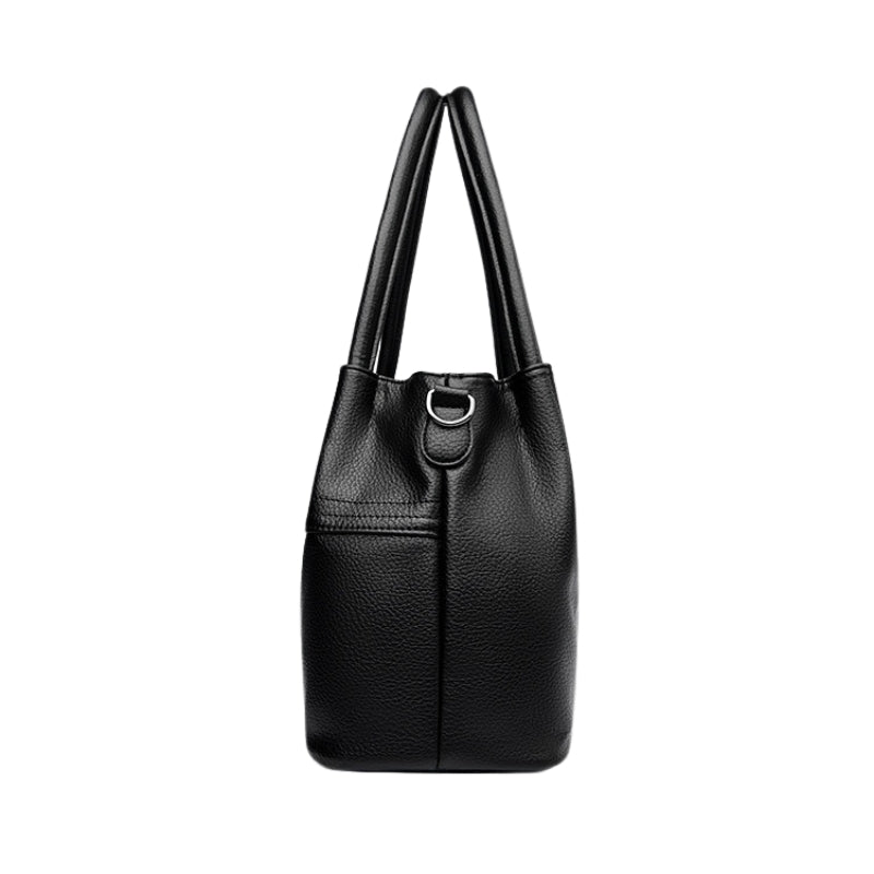 Women's Versatile Multi-Strap Pebbled Shoulder Bag