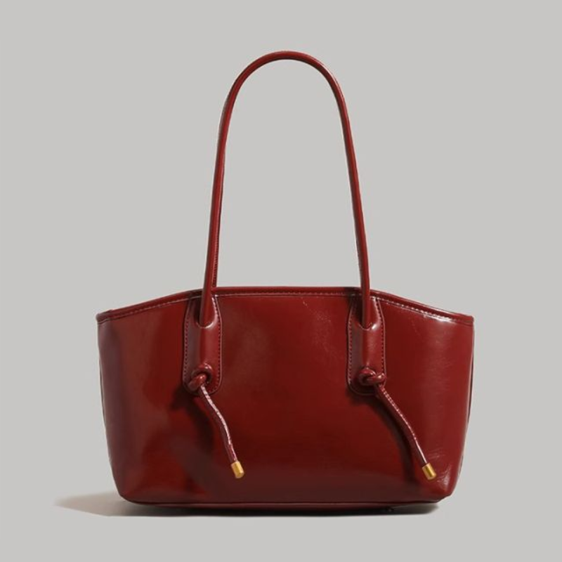 Retro Knot Bell Charm Shoulder Bag