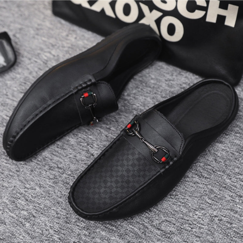 Men's Professional Patterned Mules Loafers