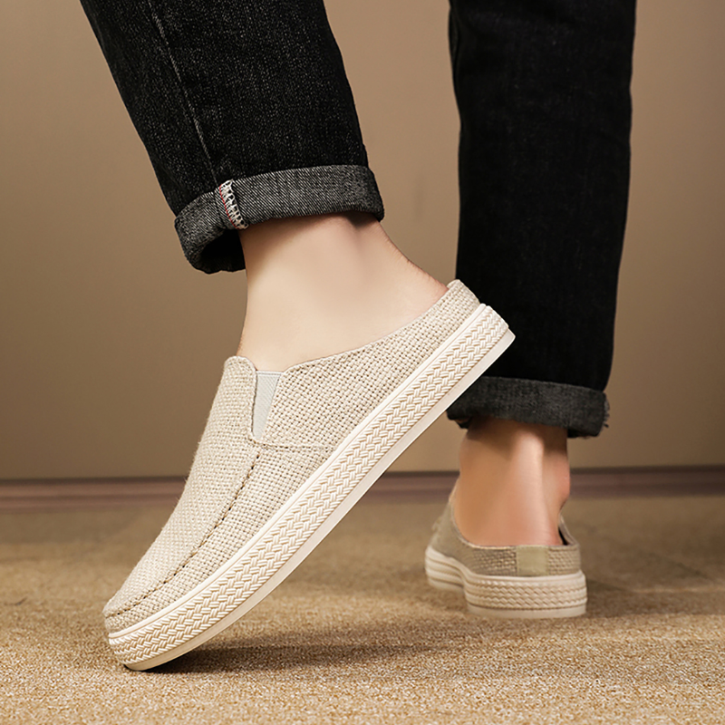 Men's Casual Slip-On Moccasin Style Mule Loafers