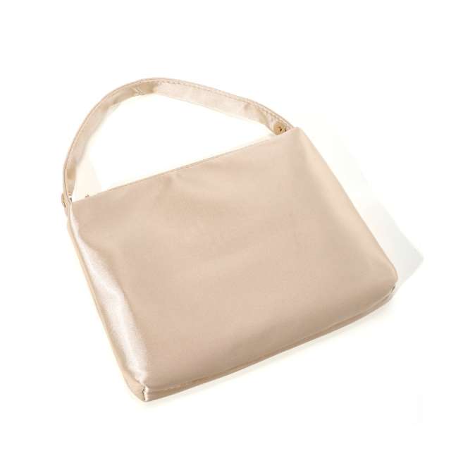 Elegant Satin Triangle Evening Wristlet Handbag