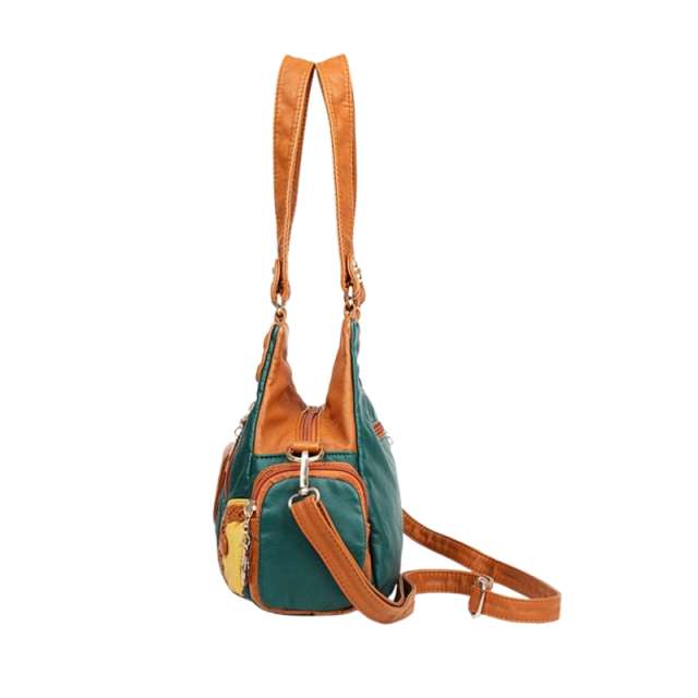 Luxe Pebbled Shoulder Bag