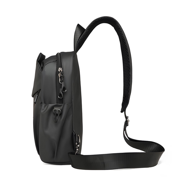 Men's Minimalist Geometric Single Strap Crossbody Bag