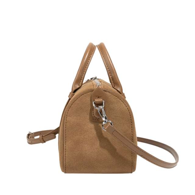 Dragon Inlaid Suede Women's Handbag