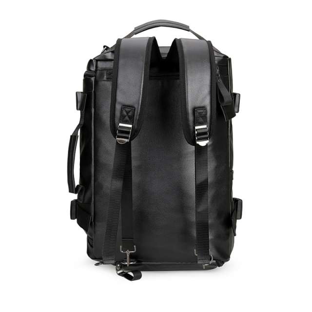 Fashion Business Casual Leather Look Travel Backpack