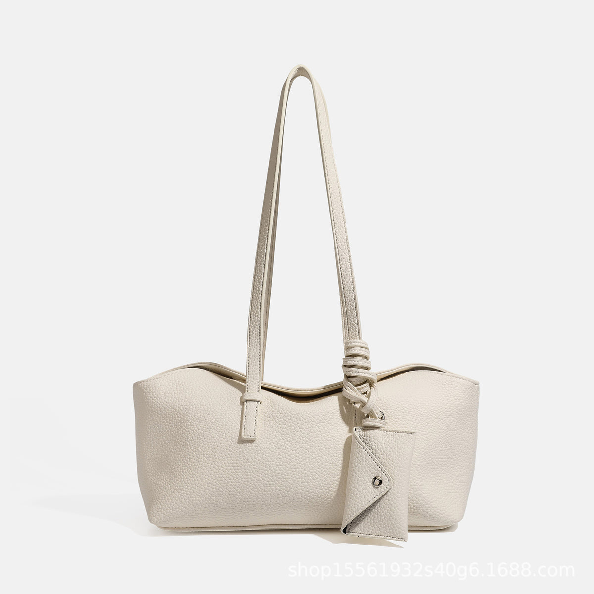 Textured Curve Shoulder Bag