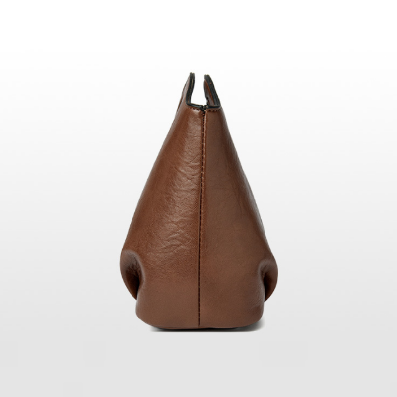 Cocoa Cutout Handle Crossbody Bag