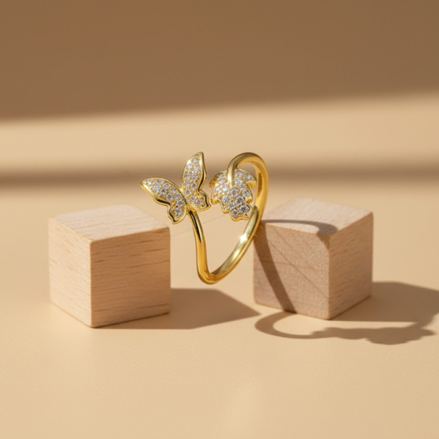 Auric Loop Retro Open Ring