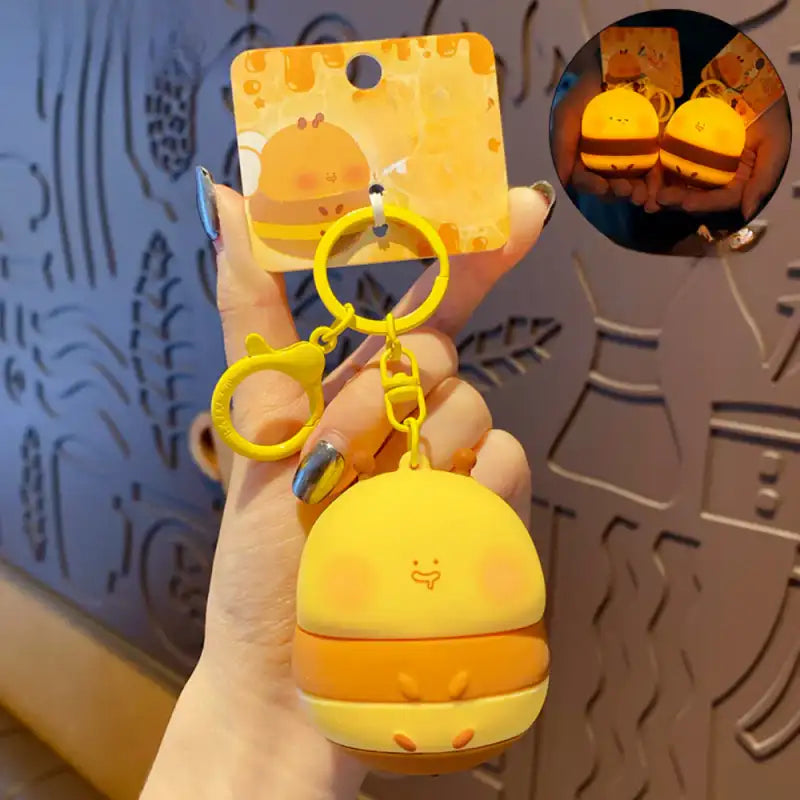 Glow Hive Bee Bag Charm