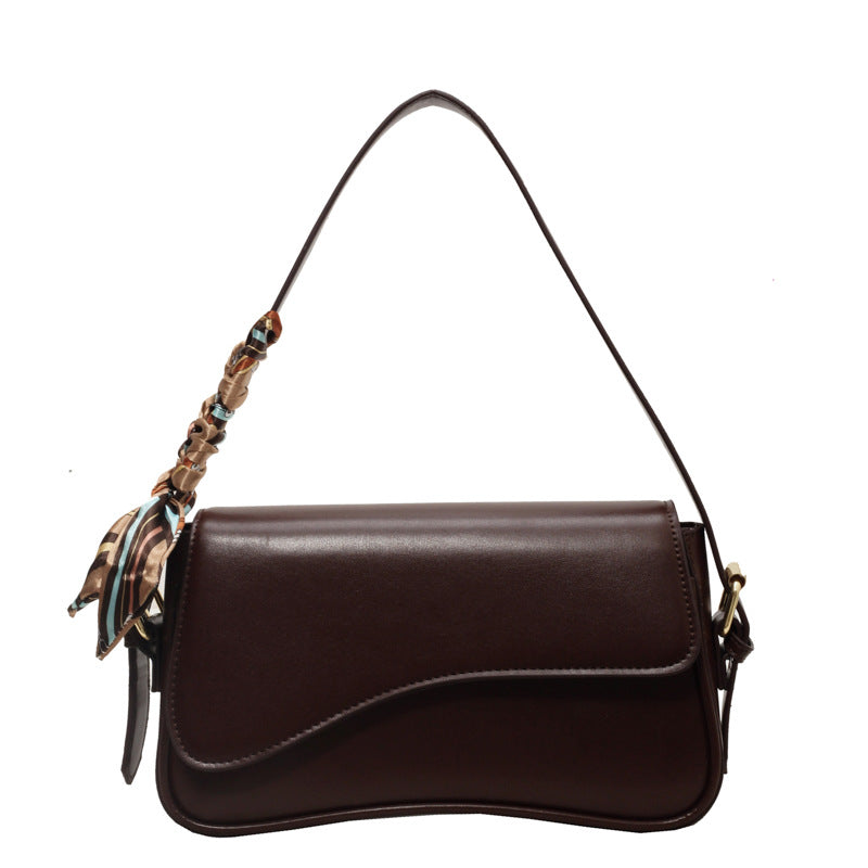 Textured Niche  Autumn Shoulder Crossbody Square Bag