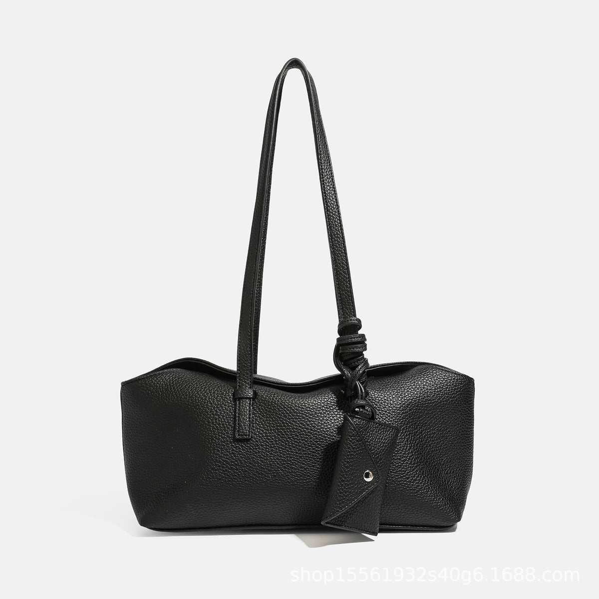 Textured Curve Shoulder Bag