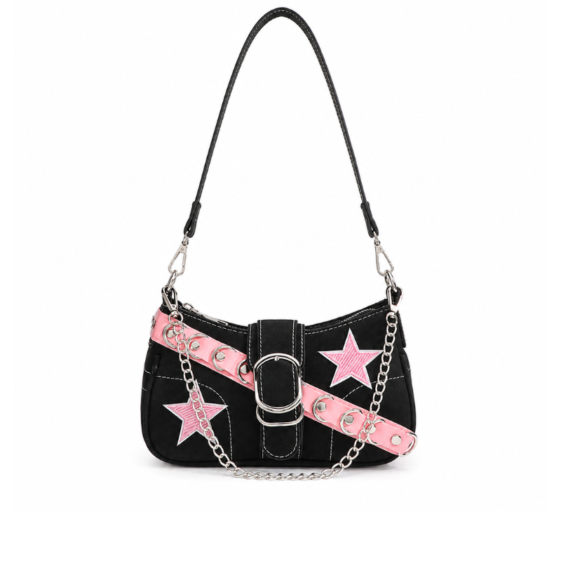Starlet Chain Baguette Bag