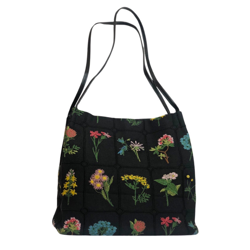 Floral Print Sweet Cotton Shoulder Messenger Bag