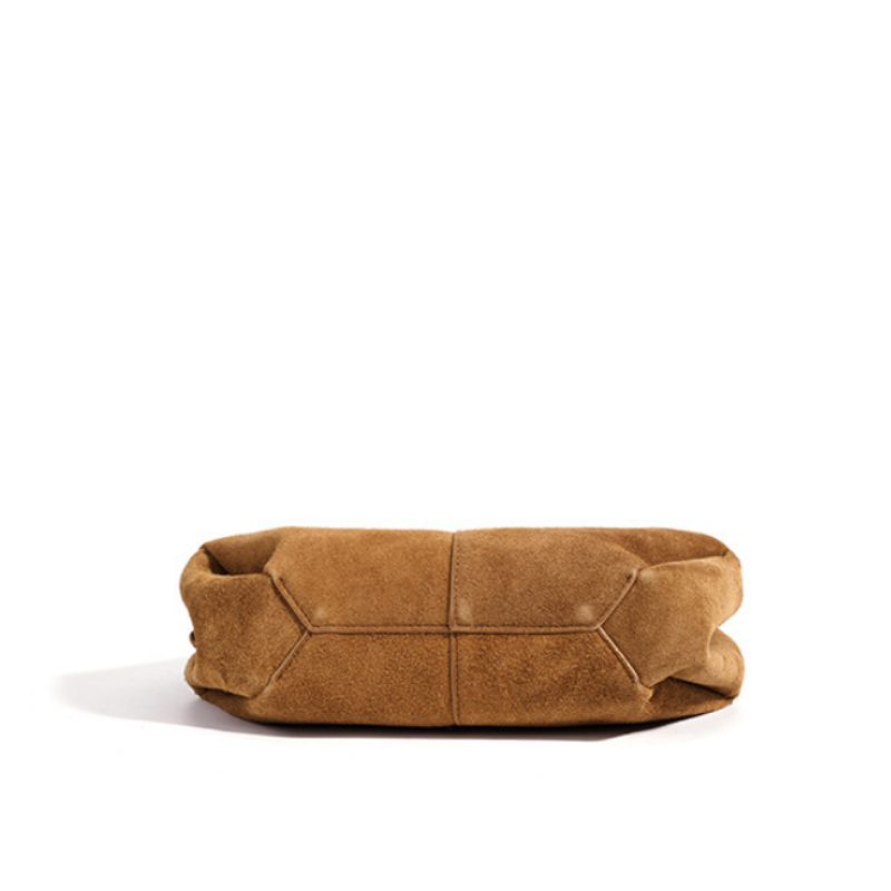 Frosted Suede French Handbag