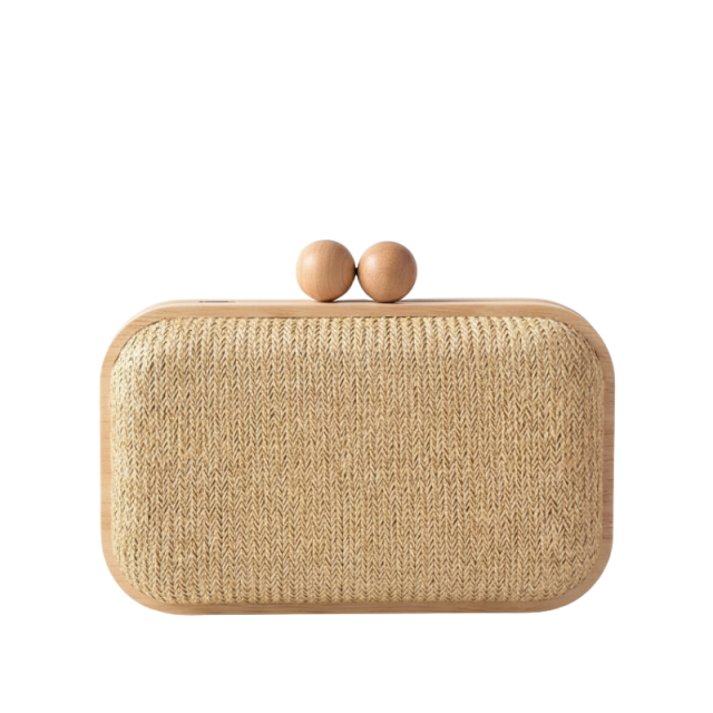 Chic Straw Woven Clutch Bag