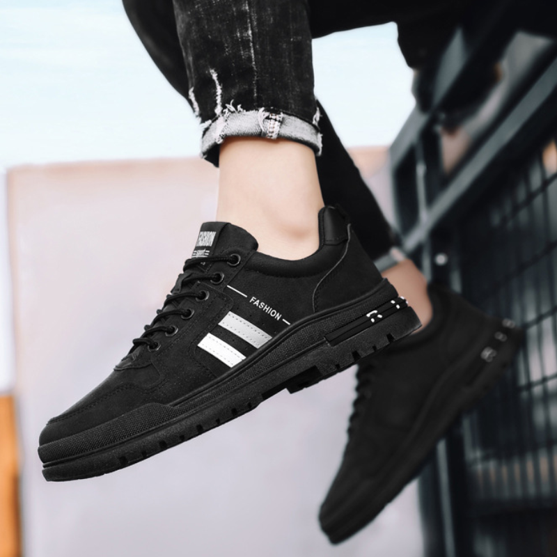 Men's Durable Lug-Sole Streetwear Casual Shoes