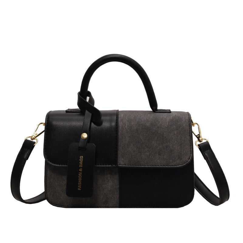 Summer Contrast Color  Square Commuter Shoulder Bag