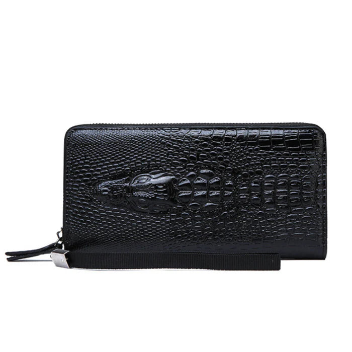 Crocodile Pattern Casual Men's Wallet