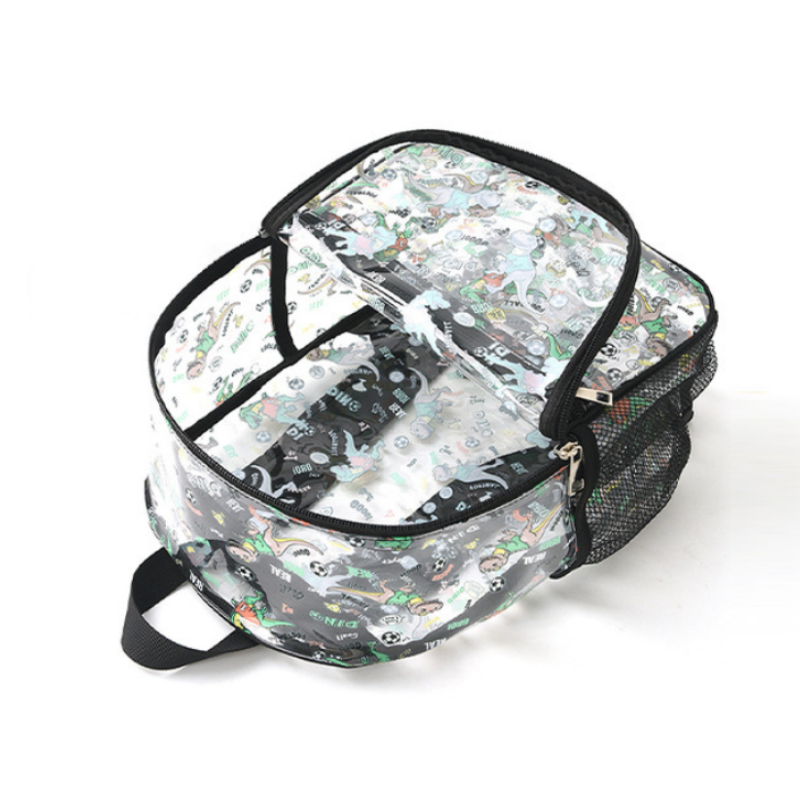Dino Fun Transparent Kids Backpack