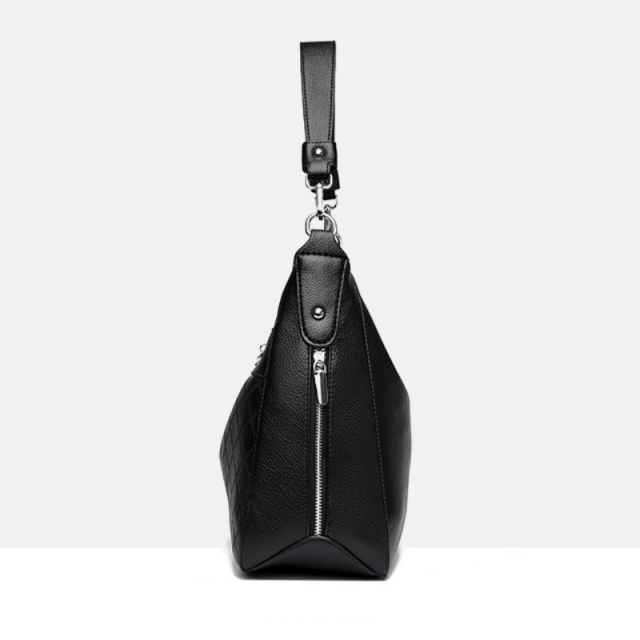 Versa Soft Multi Layer Soft Leather Shoulder Bag