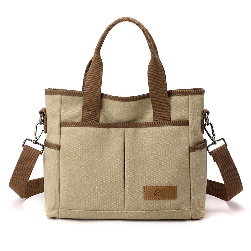 Trendy  Style Canvas Messenger Bag for Women
