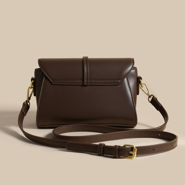 Houndstooth Patchwork Crossbody Bag