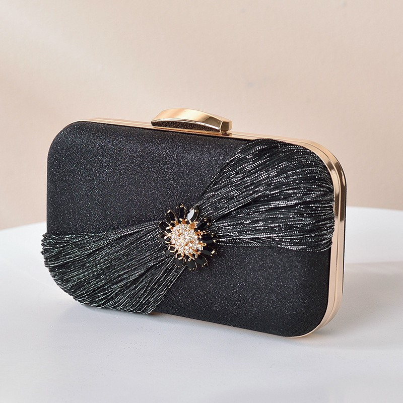 Glimmer Blossom Evening Clutch Bag