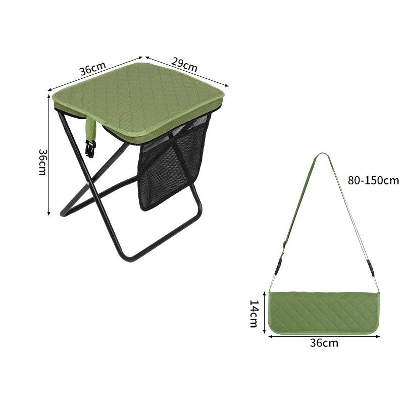 TrailMate Unisex Convertible Crossbody Bag & Folding Camping Stool