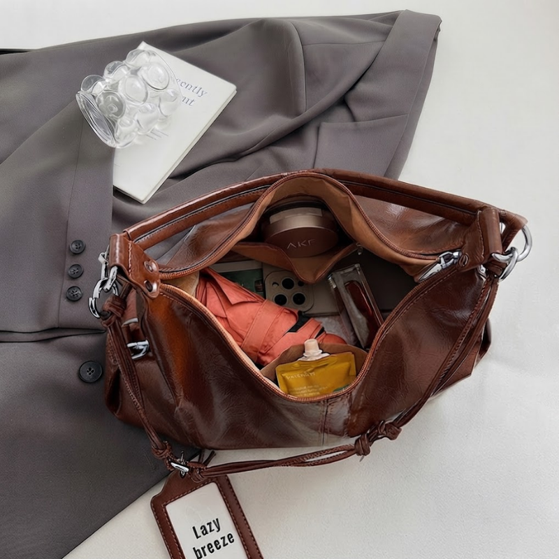 Vintage Gloss Shoulder Bag